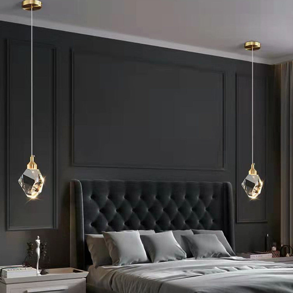 Crown Facet Pendant Light