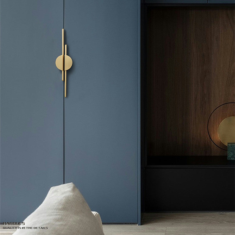 Half Moon Cabinet Handles, Pair