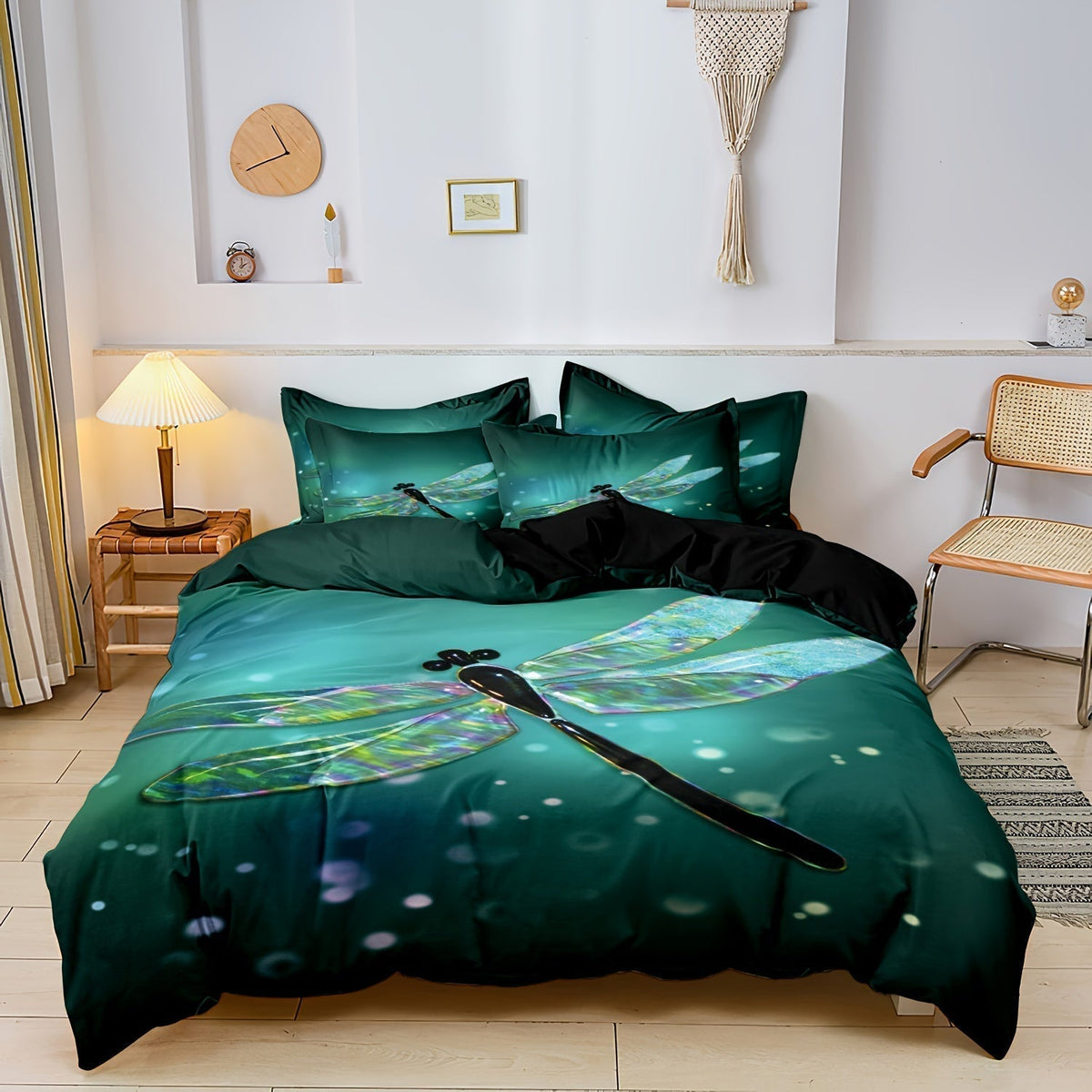 Dragonfly Cotton Sateen Bedding Set