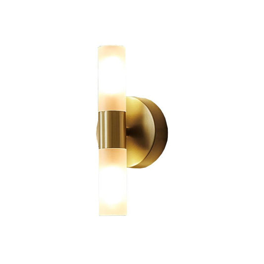 Brenlo Brass Twin Cylinder Wall Light