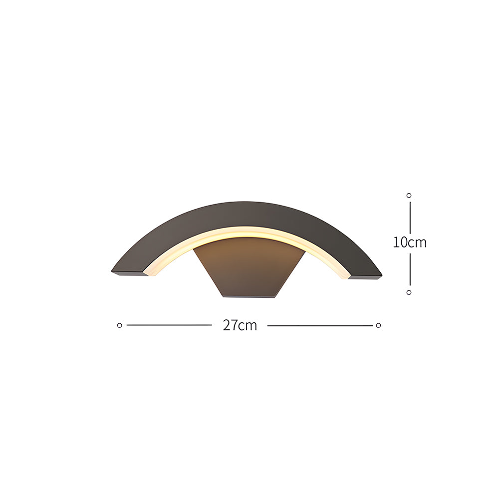 Arc IP65 Outdoor Wall Light 27cm