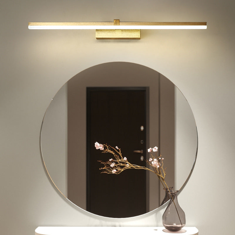 Brass Finish LED Mirror Light 41cm