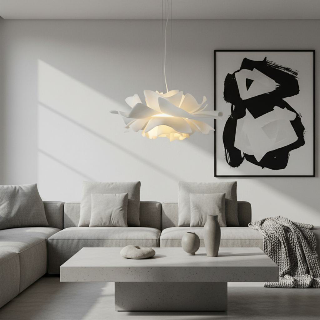 Petaline Layered Petal Pendant Light