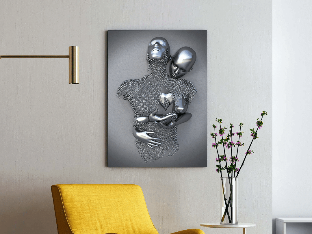Abstract Figures Canvas 70cm