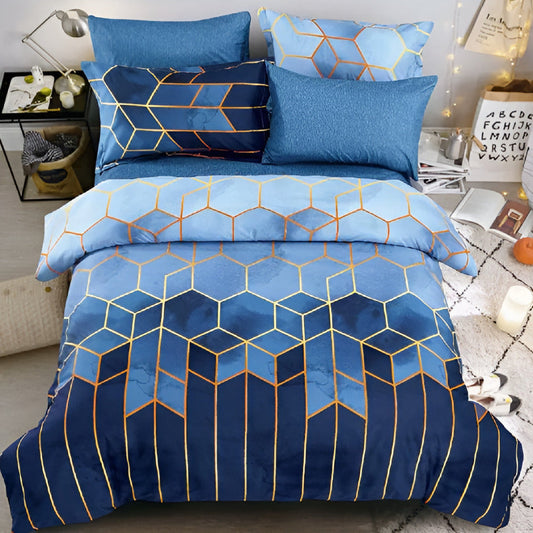 Honeycomb Jacquard Duvet Set