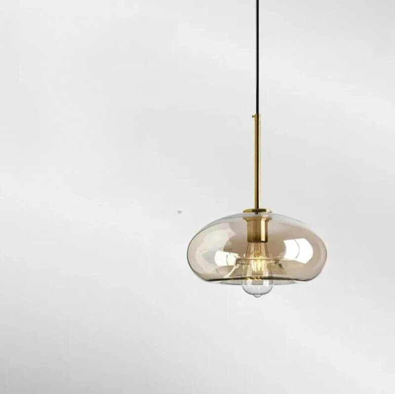 Glass Shade Pendant Light 15-28cm