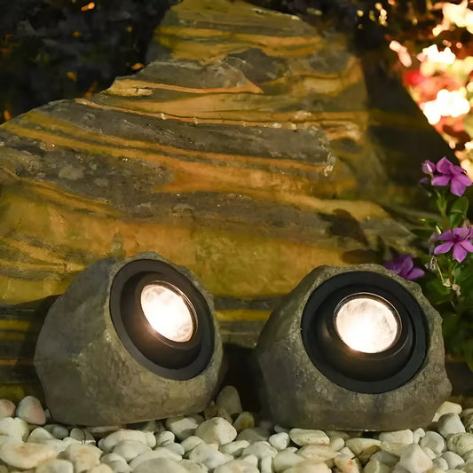 Riverstone Solar Rock Light