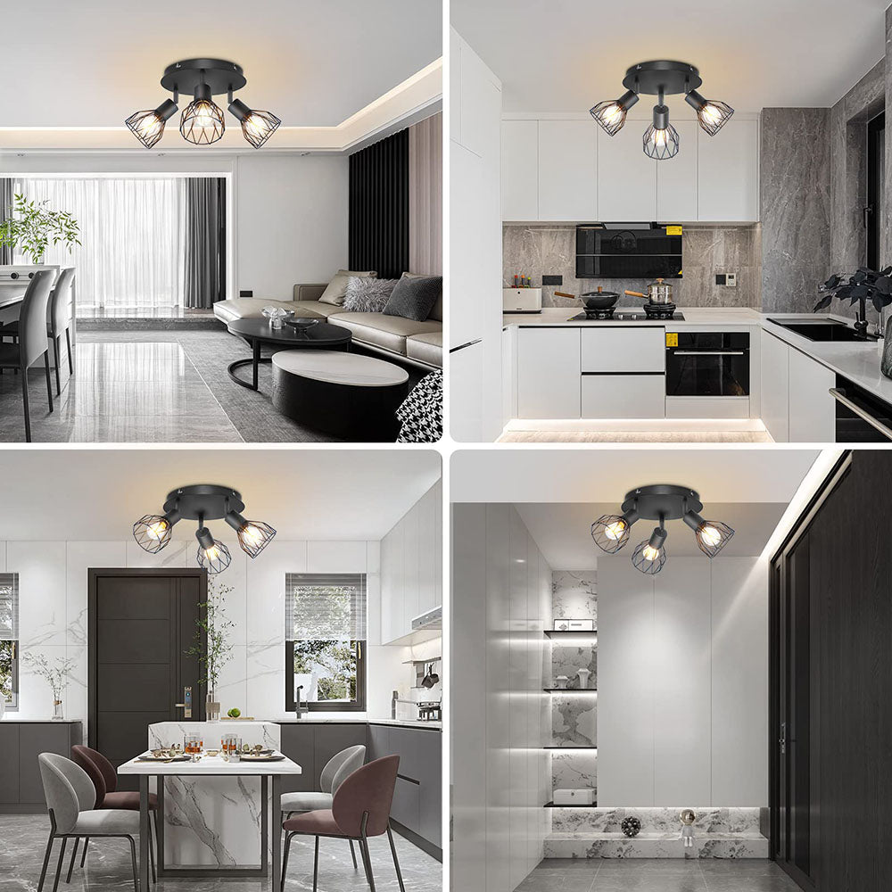 Adjustable Iron Spotlight Ceiling Light