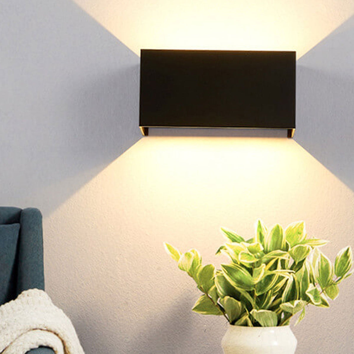 Rectangular Outdoor LED Wall Light