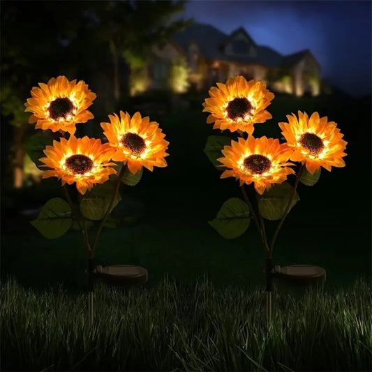 Sunflower Solar Garden Light