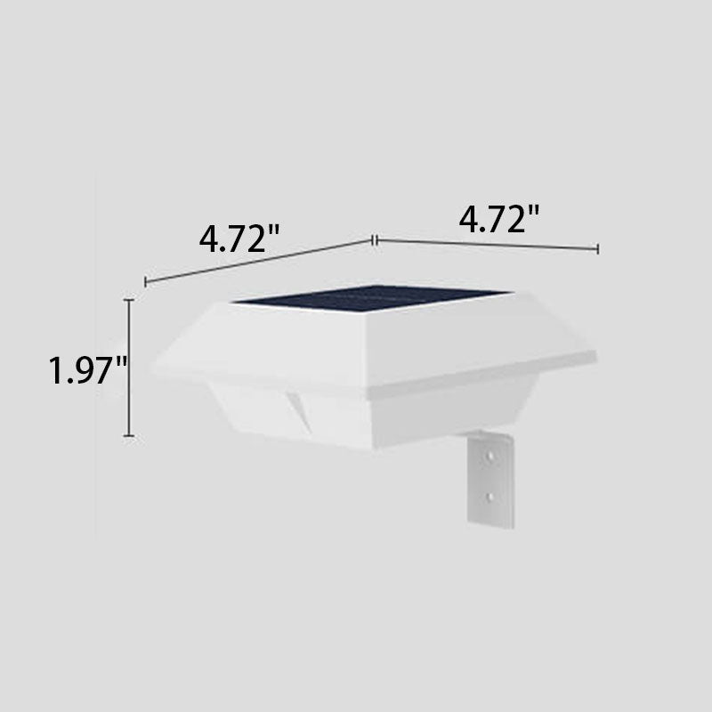 Solar Disc Fence Light 12cm