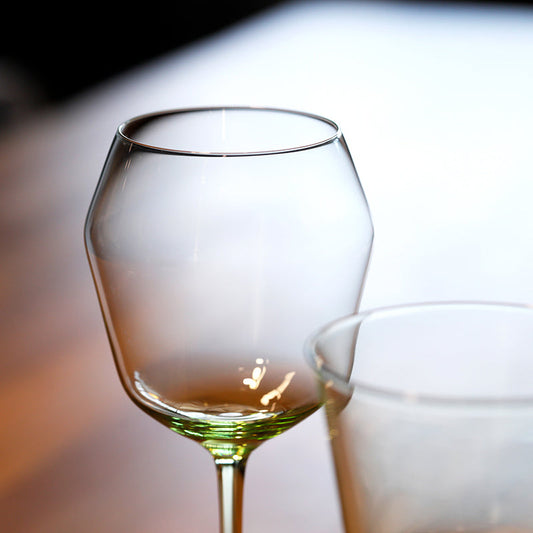 Faceted Borosilicate Wine Glass 280ml