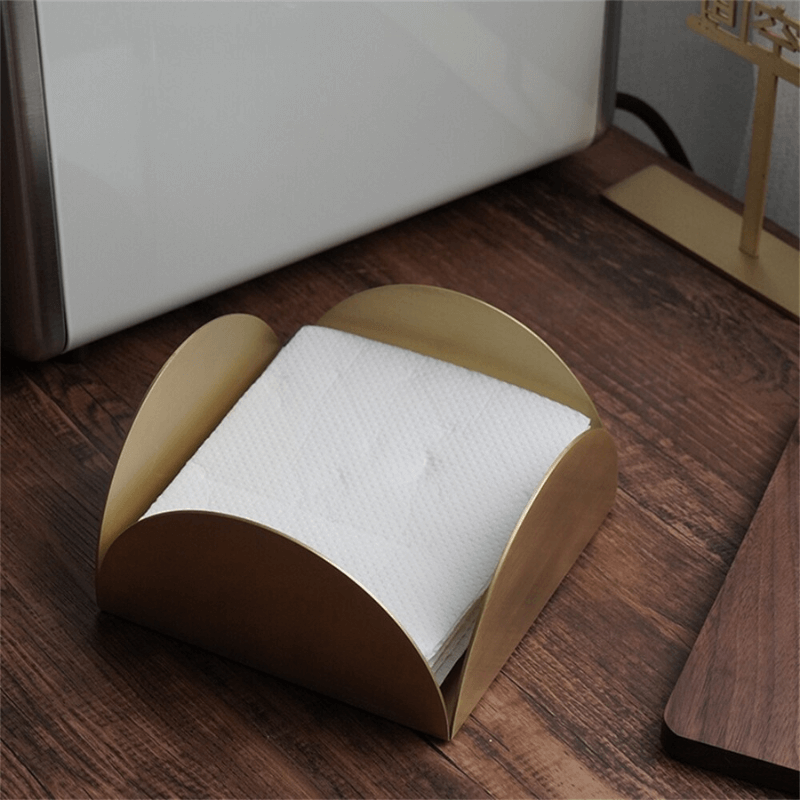 Brass Finish Tissue Box