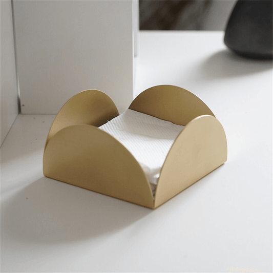 Brass Finish Tissue Box