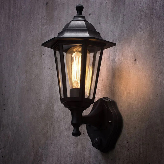 Outdoor PIR Lantern Wall Light