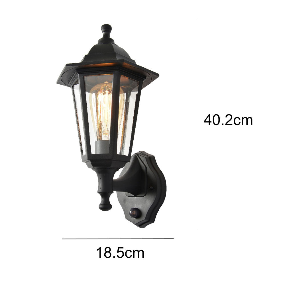 Outdoor PIR Lantern Wall Light