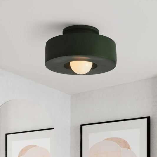 Cylinder Drum Ceiling Light 30cm