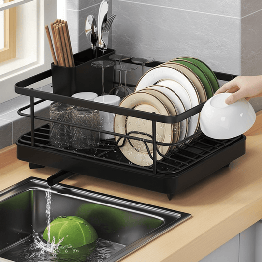 Compact Steel Dish Drying Rack