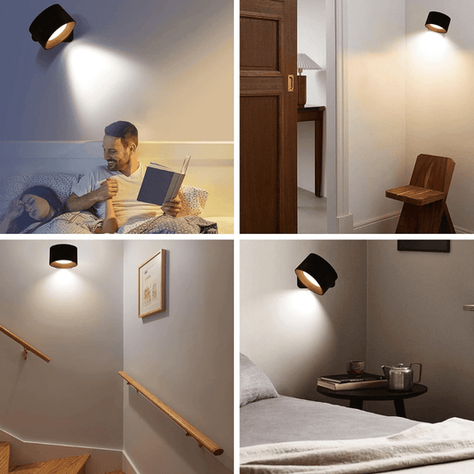 Cordless 360 Adjustable Wall Light
