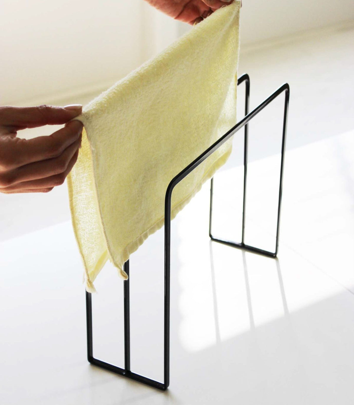 Steel Dish Towel Stand