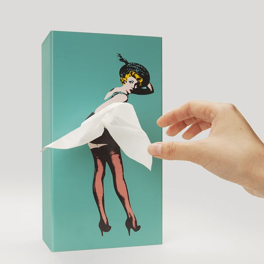 Upright Tissue Box Holder