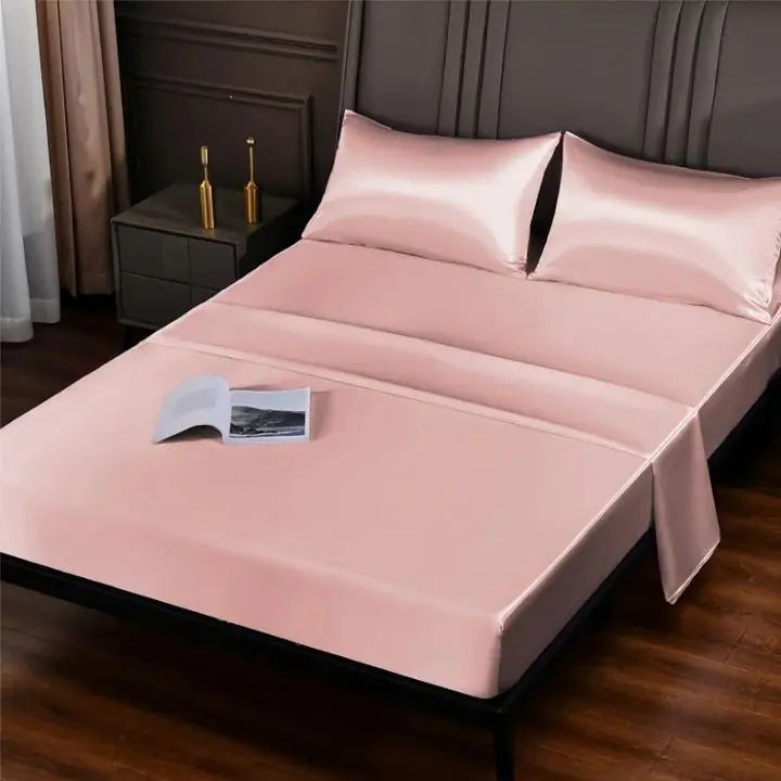 Ice Silk Cooling Bed Linen Set