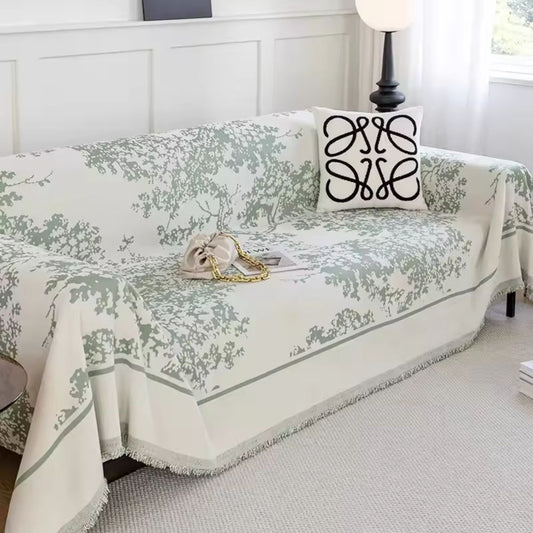 Flowerfield Chenille Sofa Cover