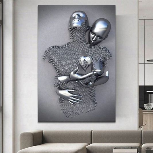 Abstract Figures Canvas 70cm