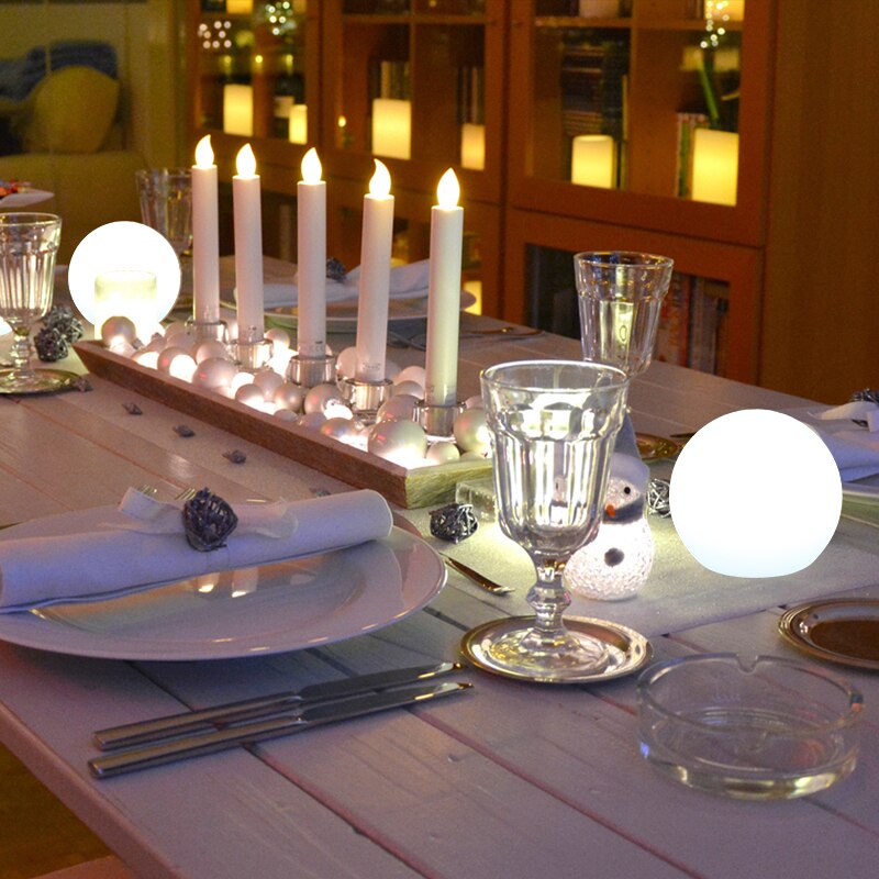 Moon lamp outdoors