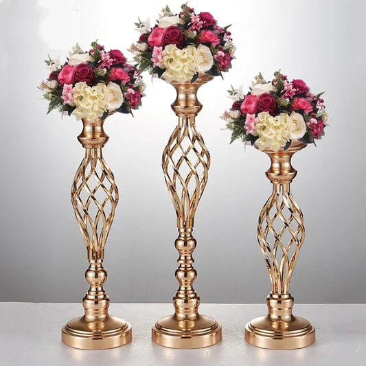 Floral Metal Candelabra 40cm to 60cm