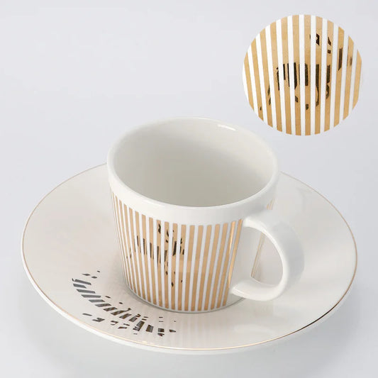 Anamorphic Mirror Mug and Coaster