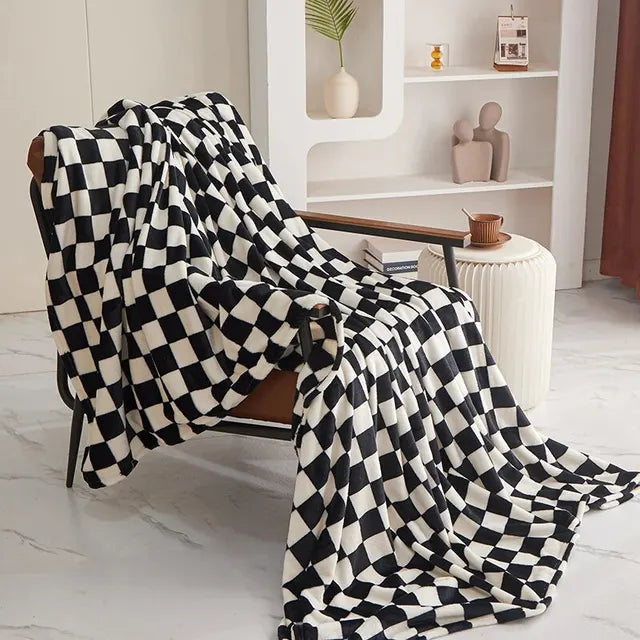 Checkerboard Throw Blanket