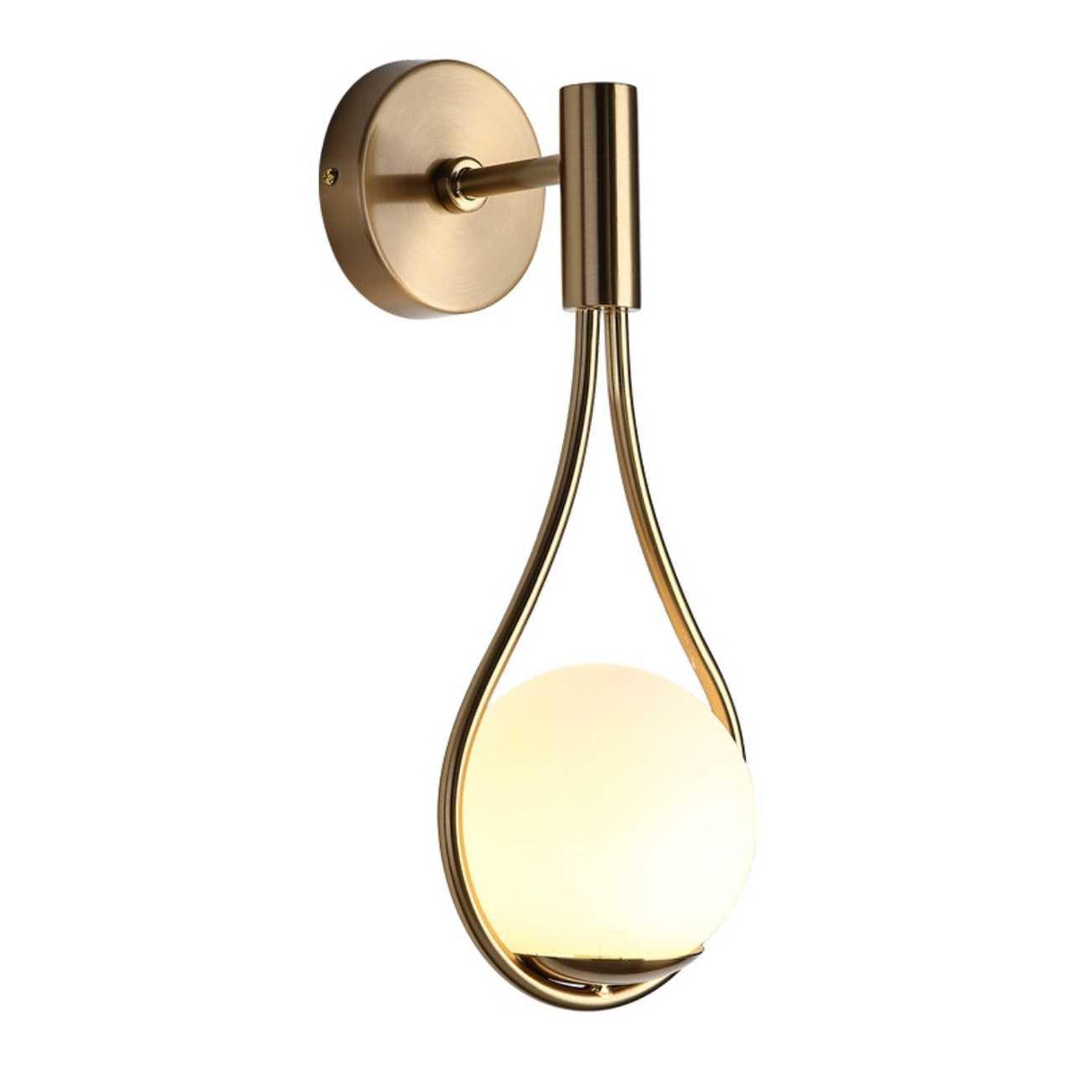 Wood and Metal Wall Light 25cm