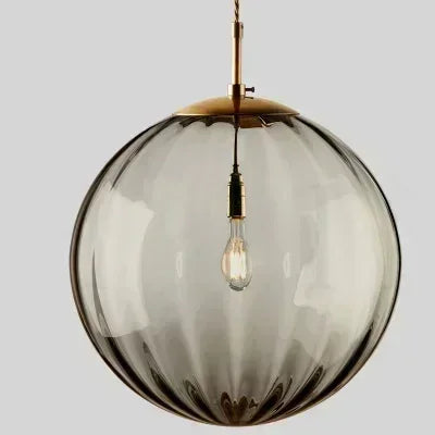 Glass pendant detail