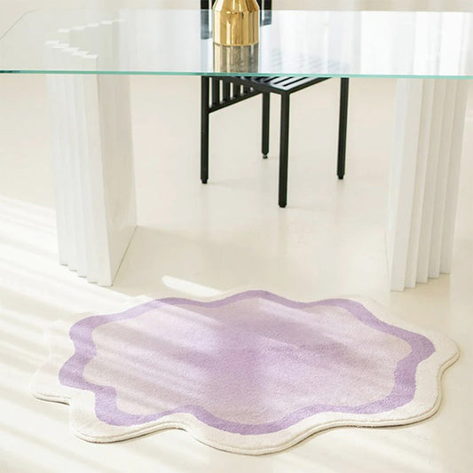 Pastel Cloud Shaped Rug