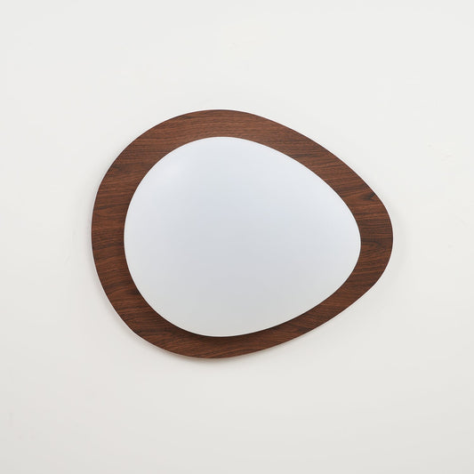 Quisto Walnut Pebble Ceiling Light
