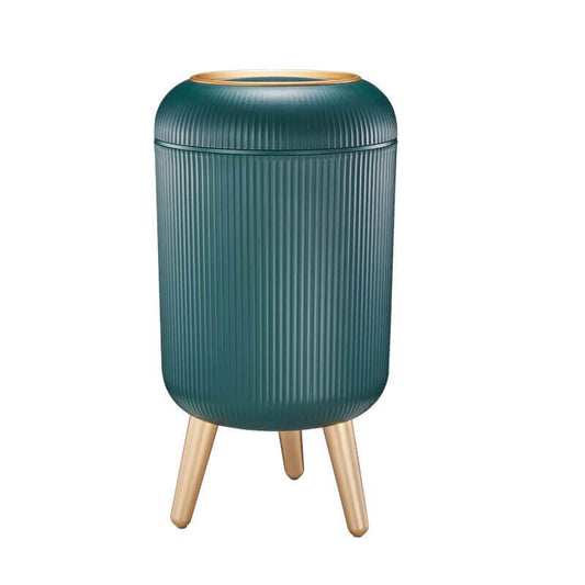 Ten-Litre Lidded Bathroom Bin