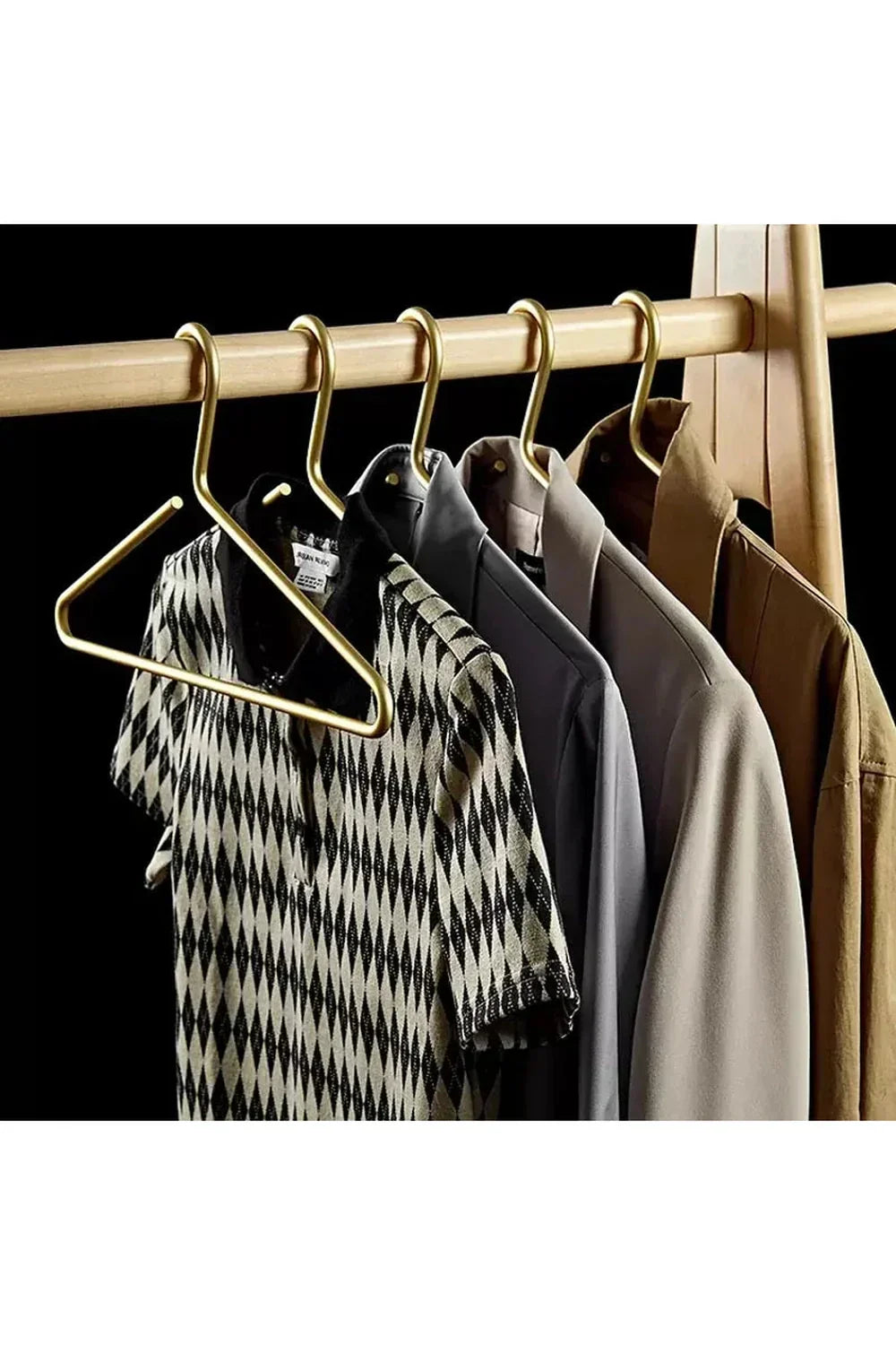 LuxeLine Metal Hangers, Set of Five