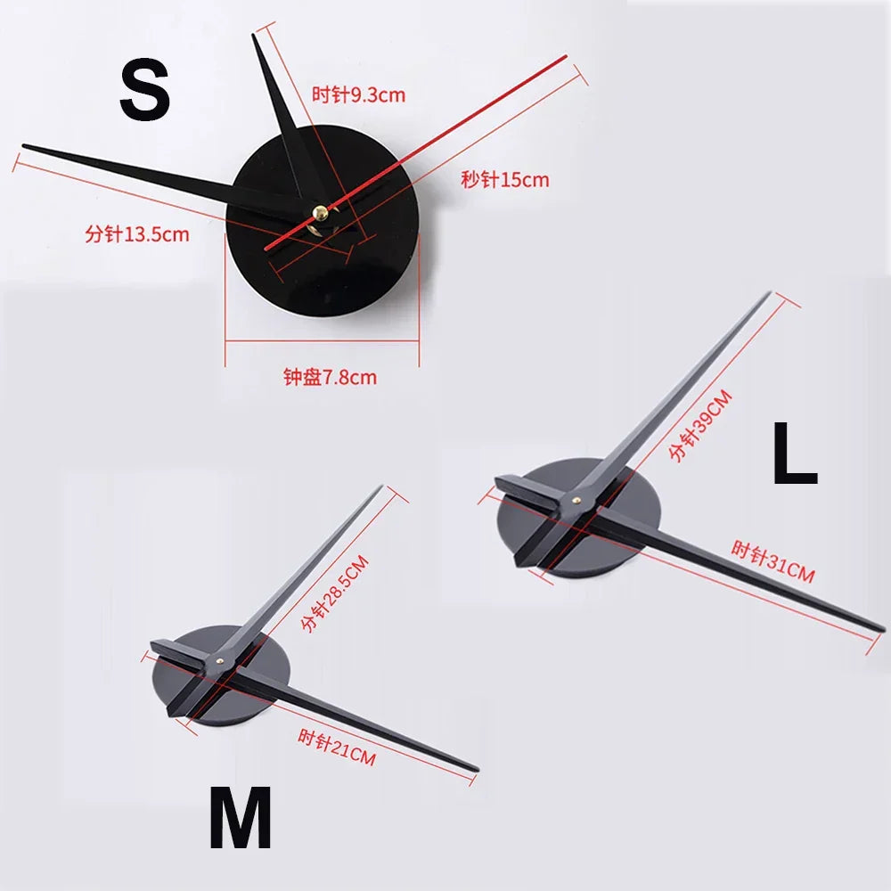 Oversized Acrylic Wall Clock