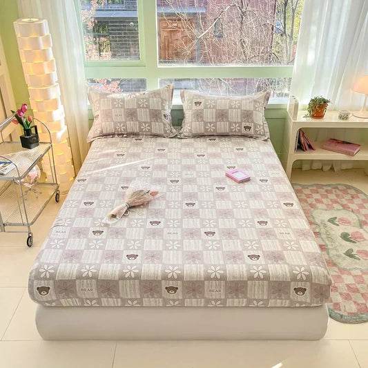 Printed Cotton Duvet Cover Set