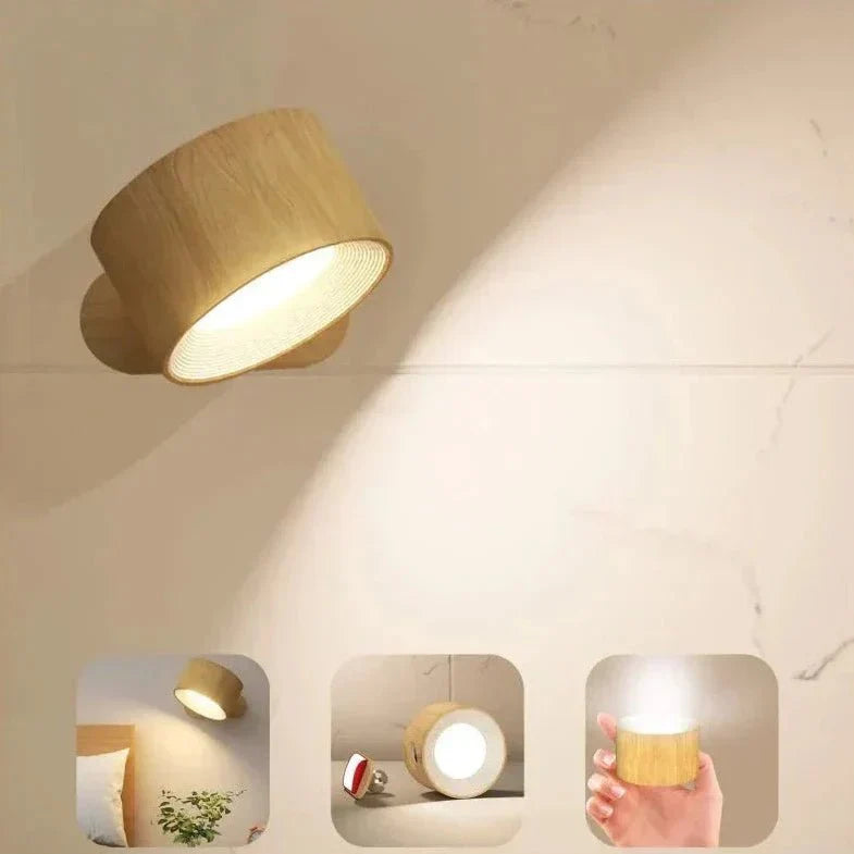 Cordless Puck Wall Light