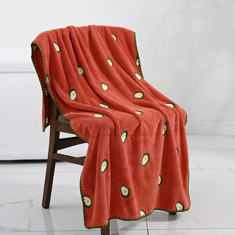 Effie Fruit Motif Cotton Towel