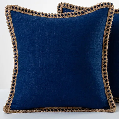 Textured Linen Blend Cushion Covers