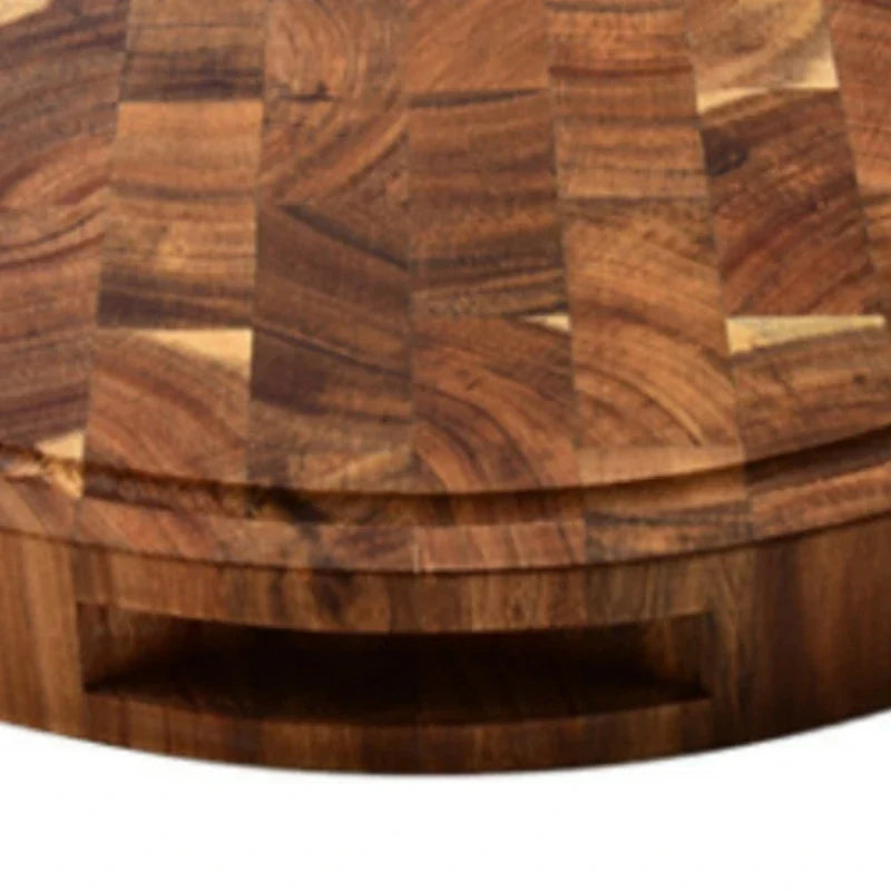 Round Acacia Butcher Block 28cm