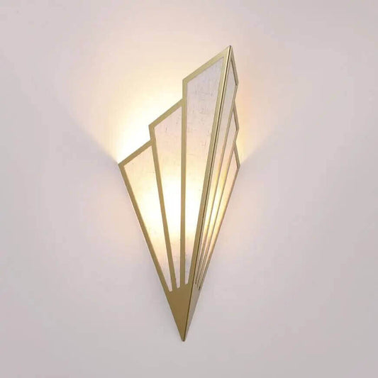 Fan Form Art Deco Wall Light 43cm