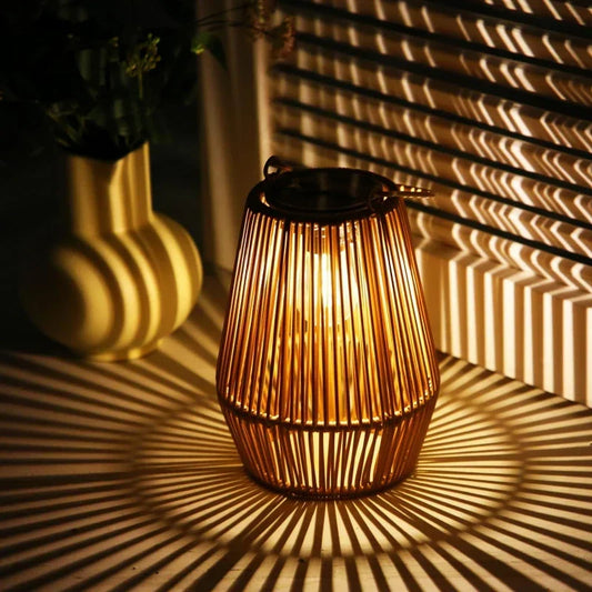Alpho Handwoven Solar Garden Lantern