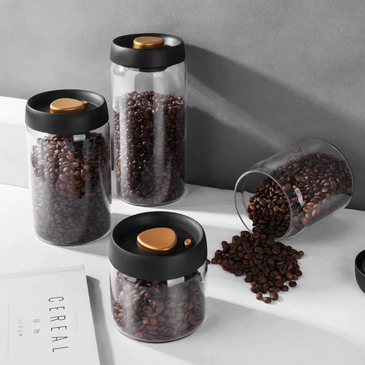 Vacuum Seal Glass Storage Canister