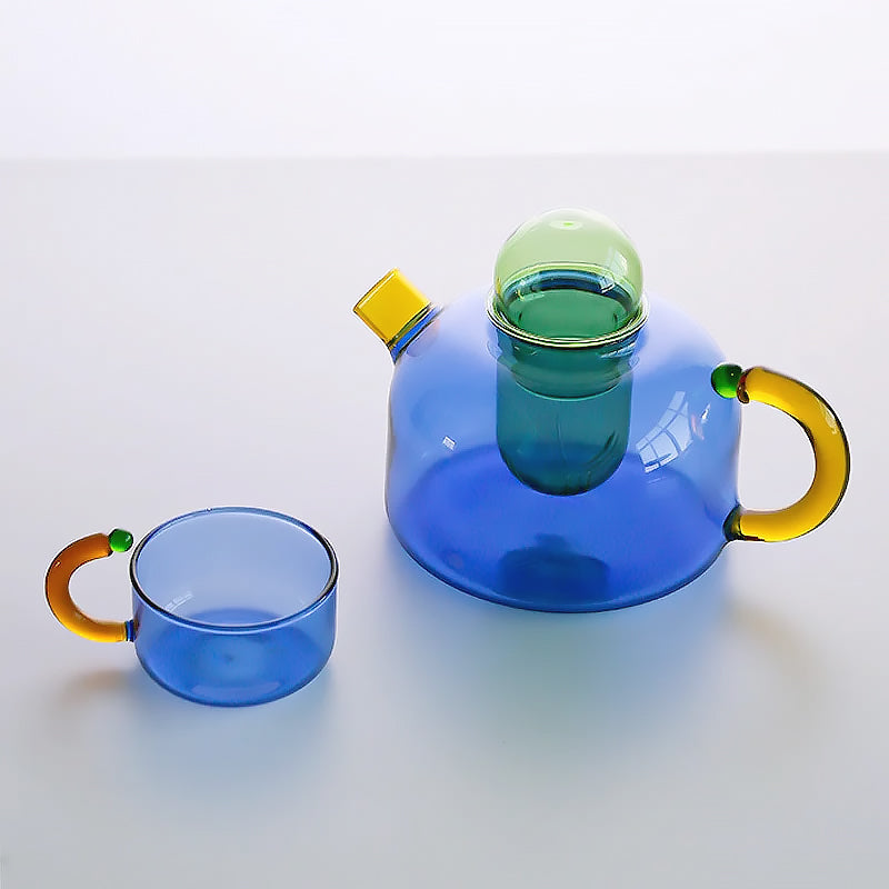 Coloured Borosilicate Tea Glass Collection