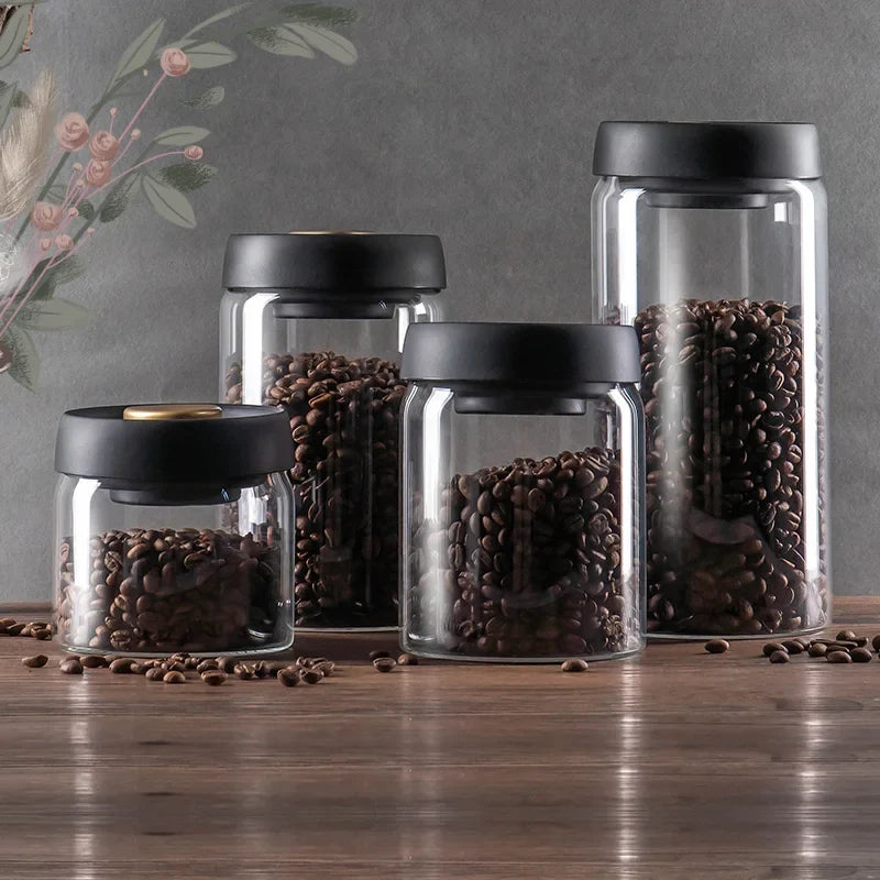 Vacuum Seal Glass Storage Canister