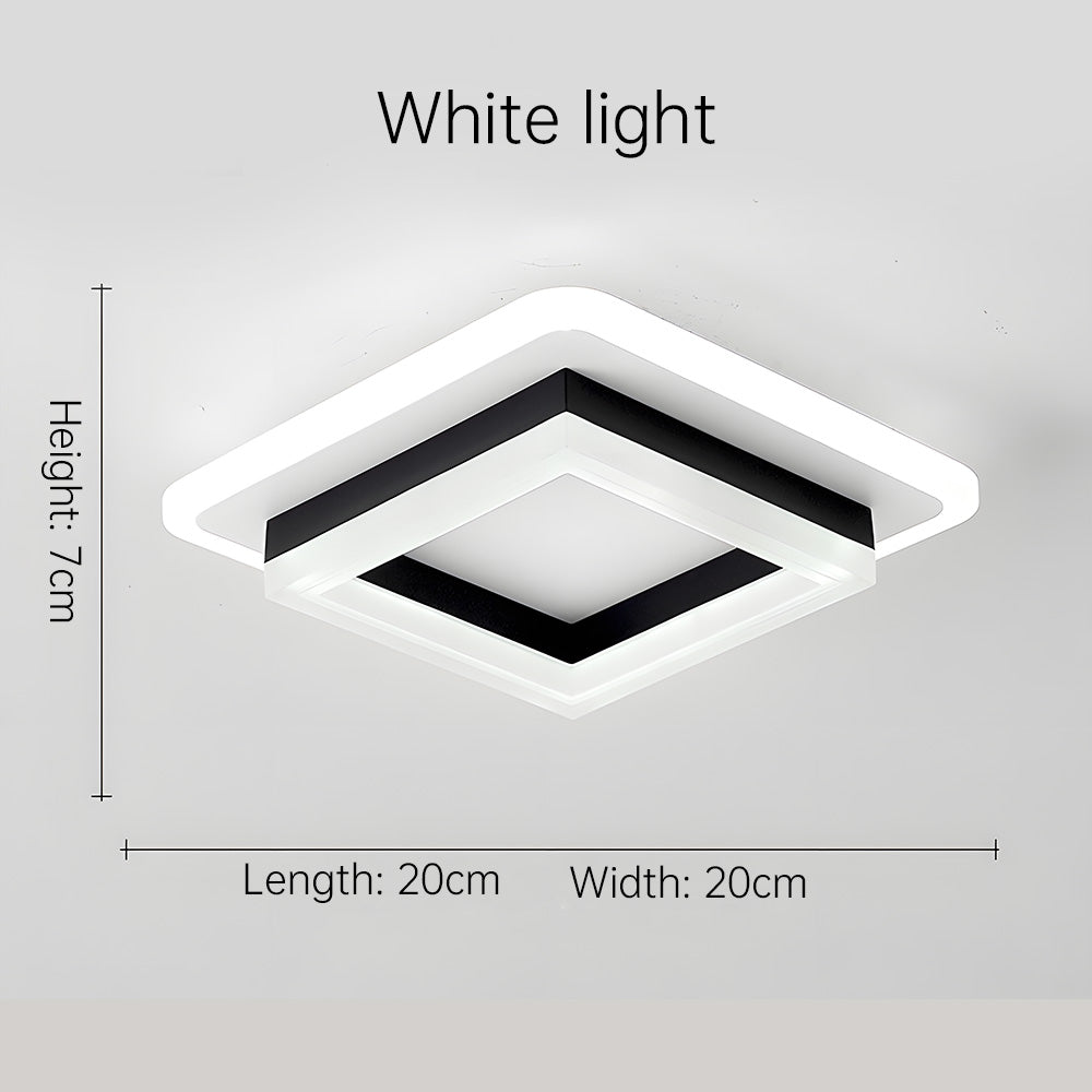Square LED Ceiling Light 20cm